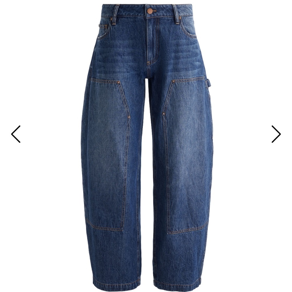 Alice + olivia carpenter barrel jeans